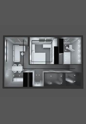 Освещение в квартире в ЖК "Vangarden"