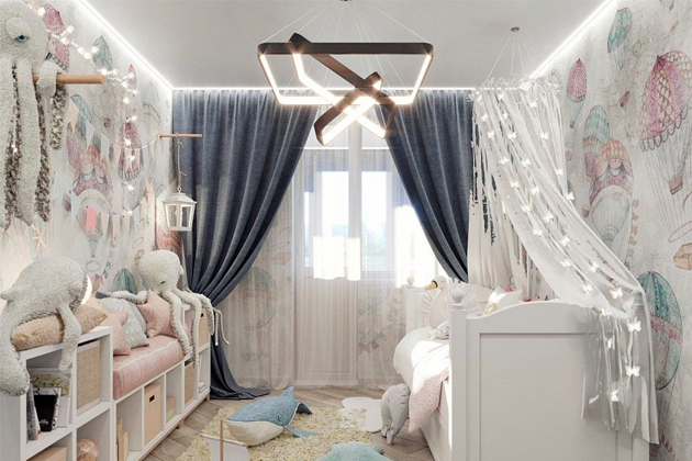 Дизайн интерьера детской