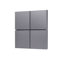 INTELLIGENT ARLIGHT Кнопочная панель KNX-304-23-IN Grey (BUS, Frameless) (IARL, IP20 Металл, 2 года)