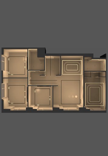 Освещение квартиры в ЖК "iLove"