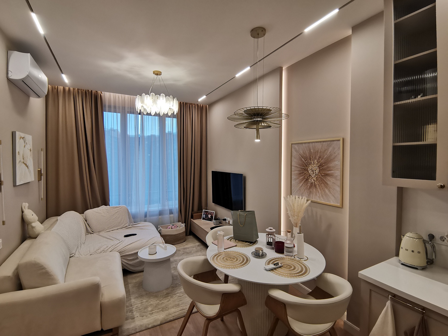 Освещение в квартире г. Москва ЖК "Сердце Столицы"